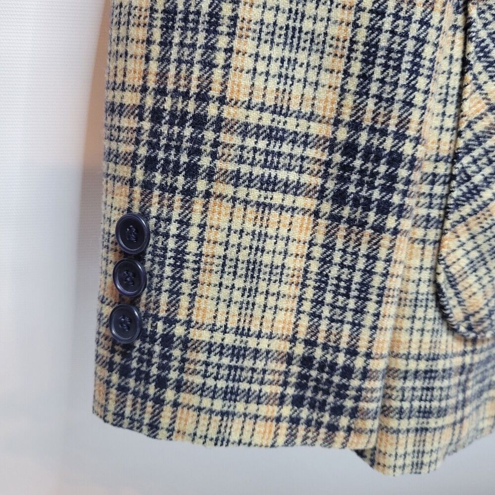 Vintage Pendleton Plaid Blazer Jacket Women's Woo… - image 4
